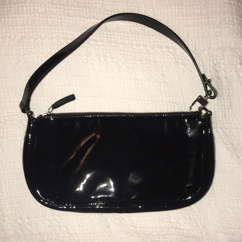 By Far “Rachel” patent leather shoulder bag